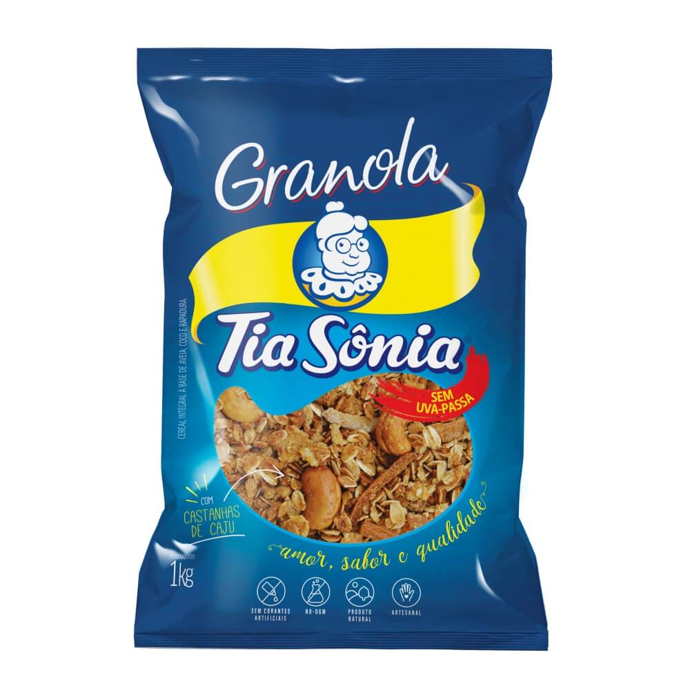 Granola Tia Sônia Tradicional sem Uva Passa