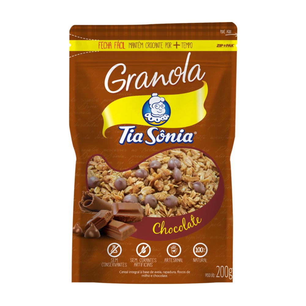 Comprar Granola Tia Sônia Chocolate 200g